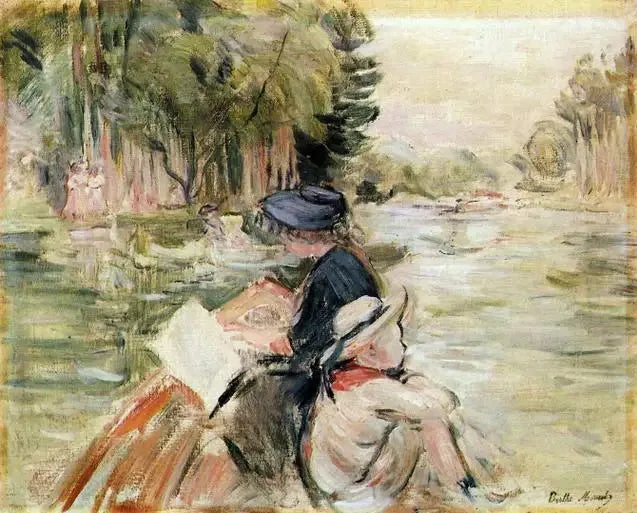 I båd - Berthe Morisot
