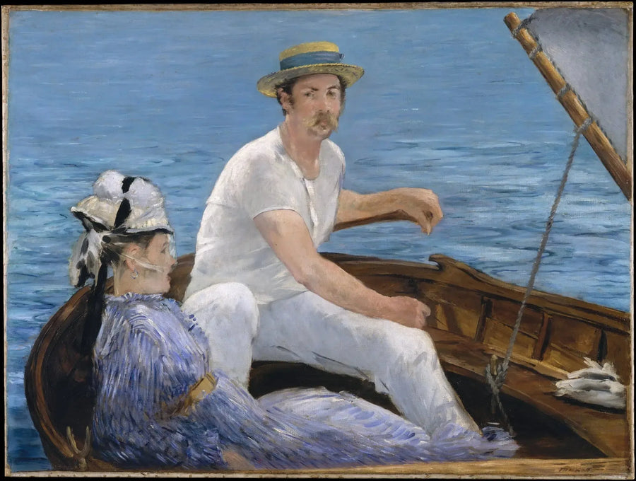 I båd - Édouard Manet