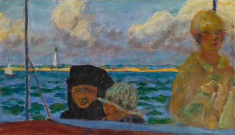 I BÅD. EN TUR PÅ HAVET - Pierre Bonnard