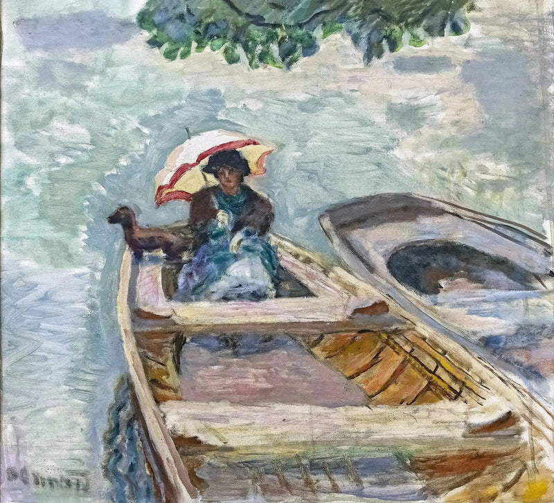 I båd - Pierre Bonnard