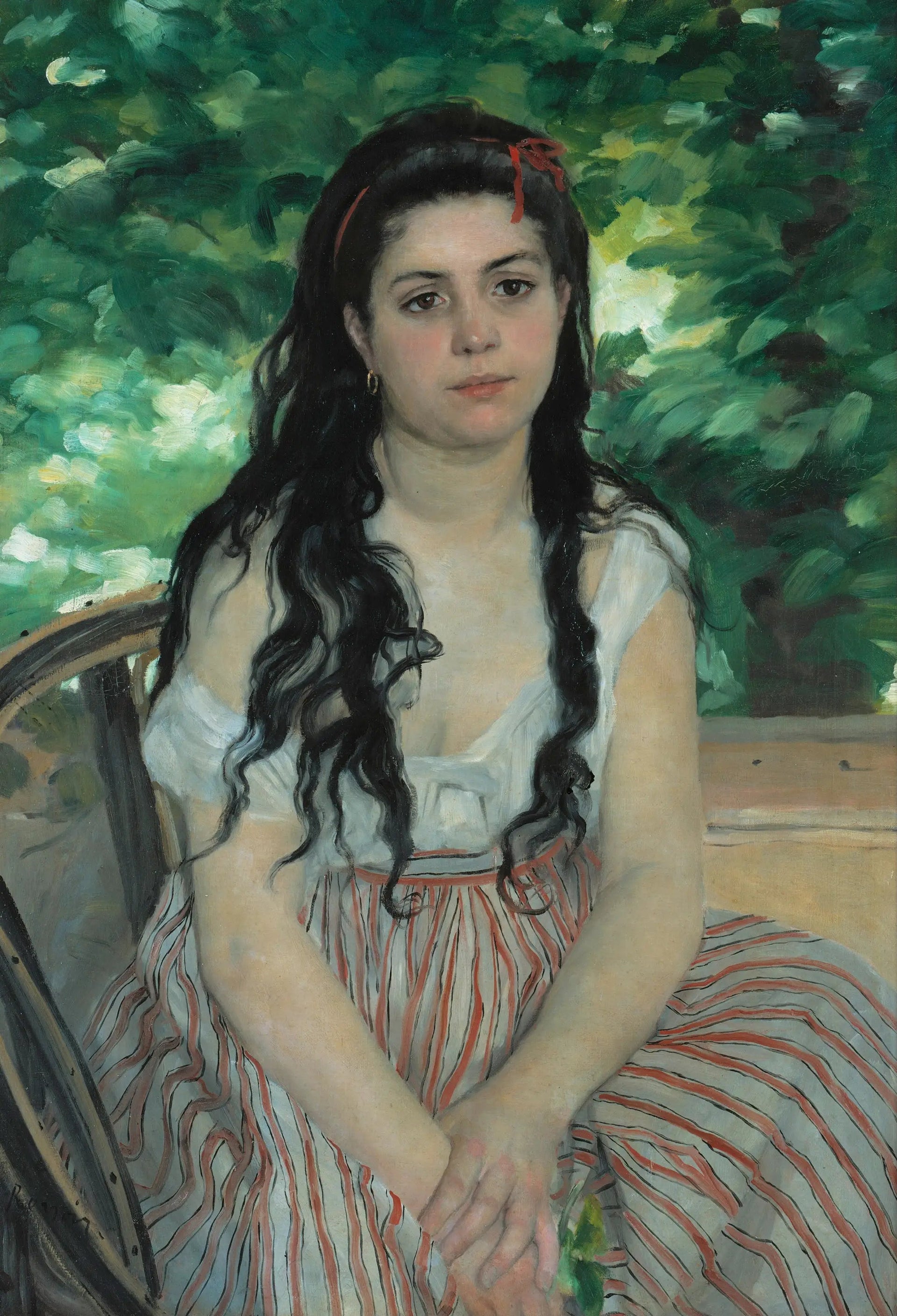 En été - Pierre-Auguste Renoir image 1 reproduction de peinture à l’huile
