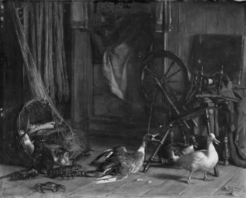 En forstyrret middags søvn - Carl Heinrich Bloch