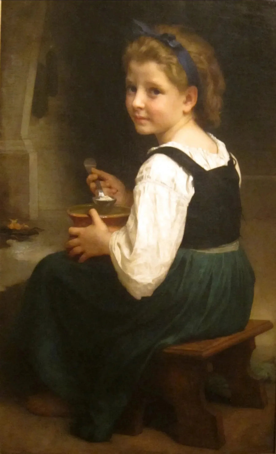 Barn med mælkekoppen - Bouguereau