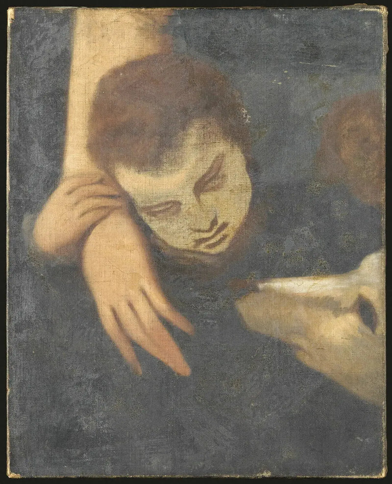 Barn og hund - Paul Véronèse