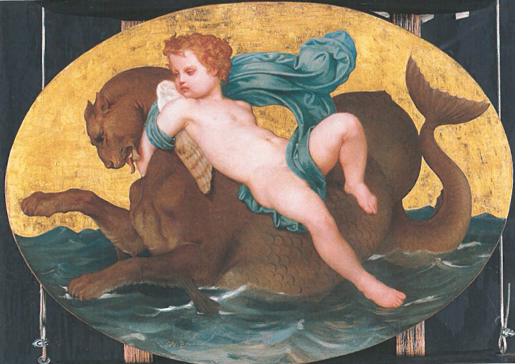 Enfant sur un griffon de William-Adolphe Bouguereau