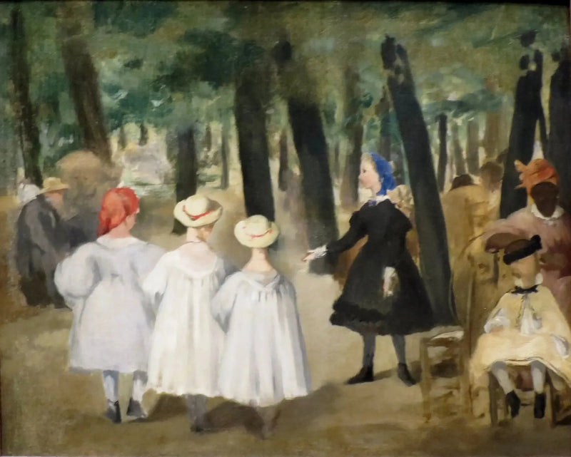 Børn i Tuilerierne - Édouard Manet