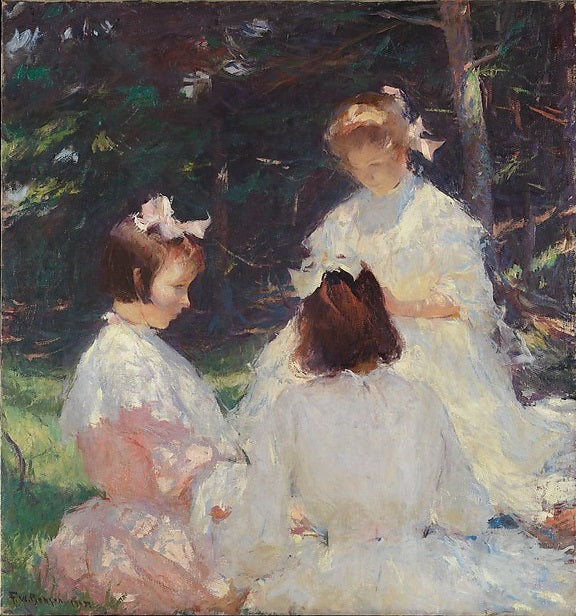 Børn i skoven - Frank Weston Benson