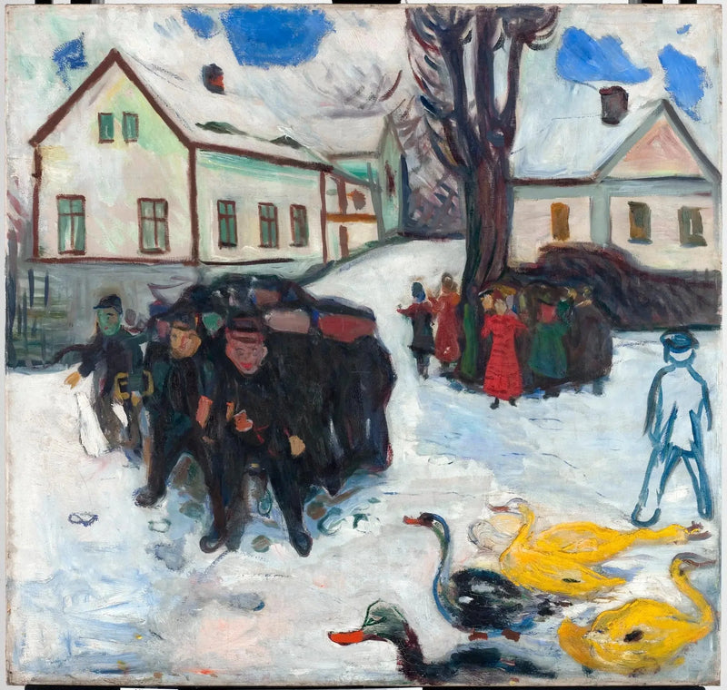 Børn og Ænder - Edvard Munch