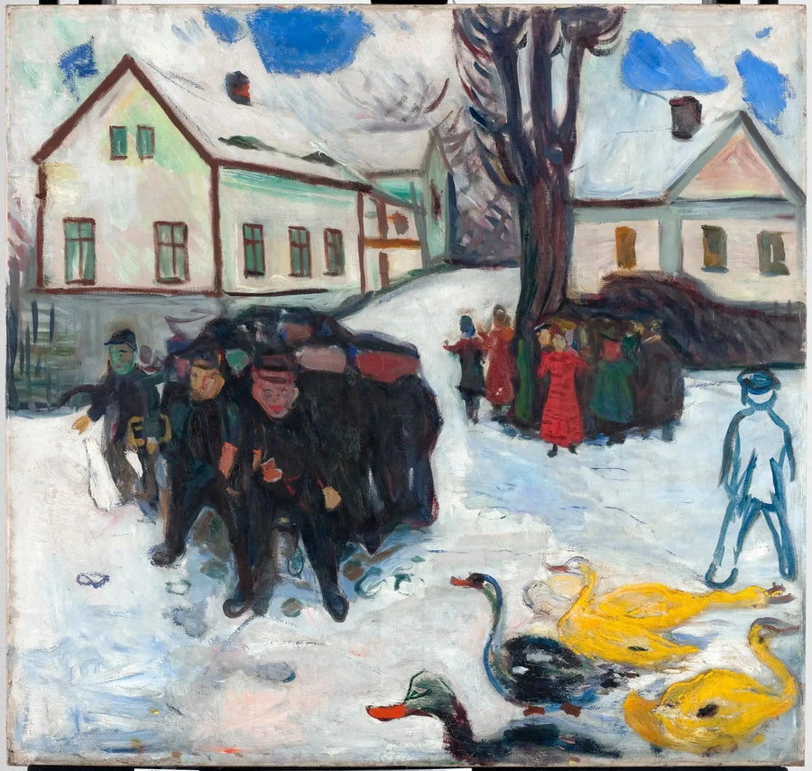 Børn og Ænder - Edvard Munch
