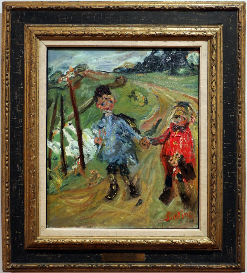 Børn og ænder - Chaim Soutine