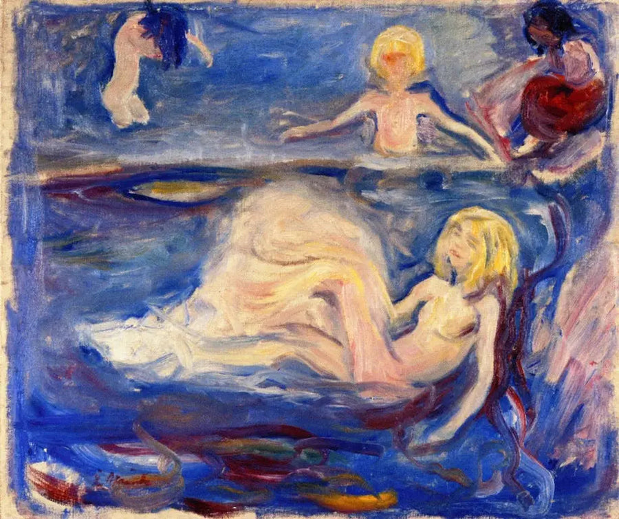 Børn, der bader - Edvard Munch