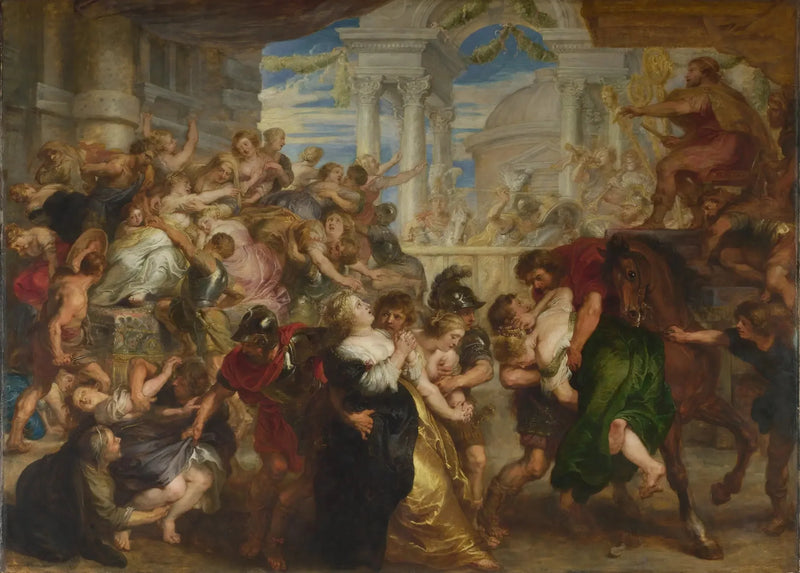 Sabinernes bortførelse - Peter Paul Rubens