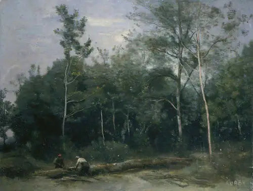 Mellem Coubron og Montfermeil - Jean-Baptiste Camille Corot