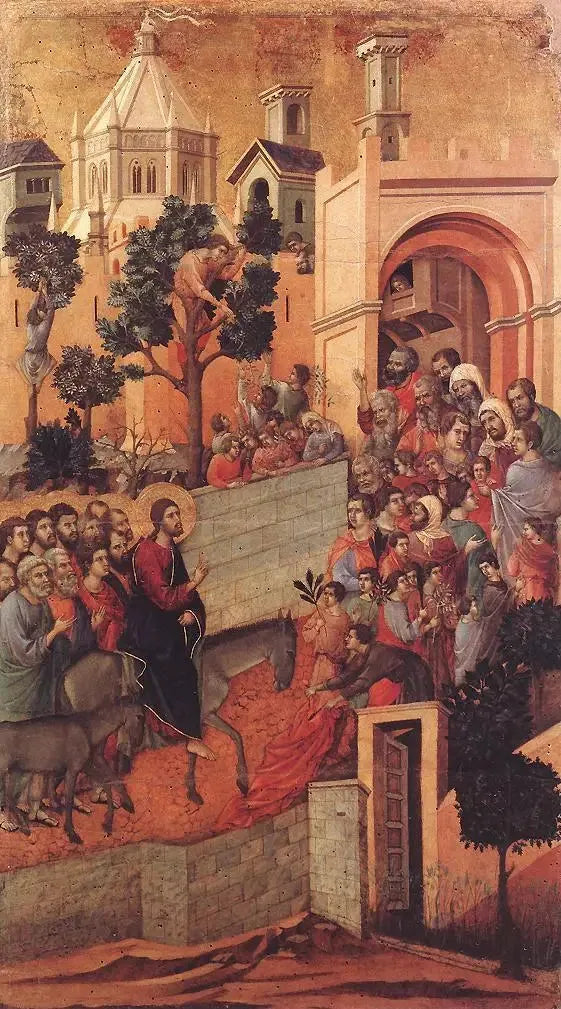 Indgang til Jerusalem - Duccio di Buoninsegna