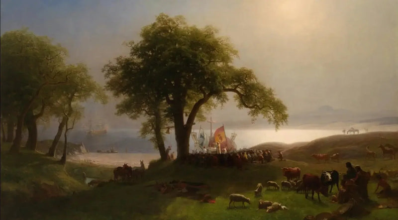 Indgang til Monterey - Albert Bierstadt