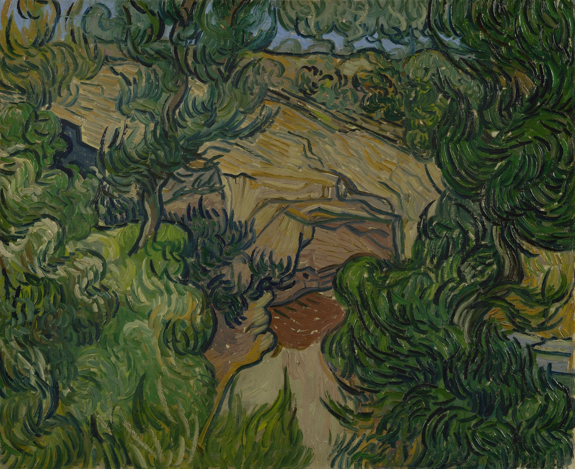 Entrée d’une carrière F744 de Vincent van Gogh, Van Gogh Museum