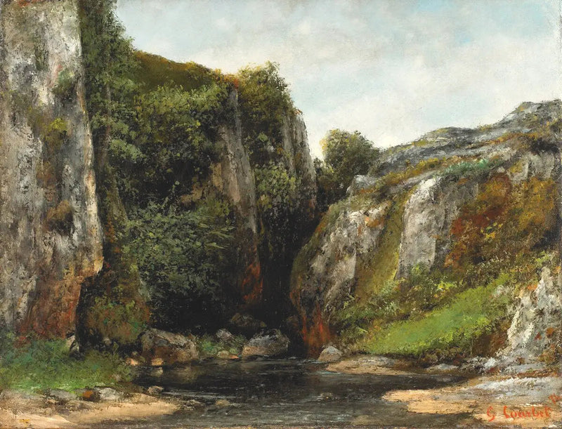 Gaveindgang - Gustave Courbet