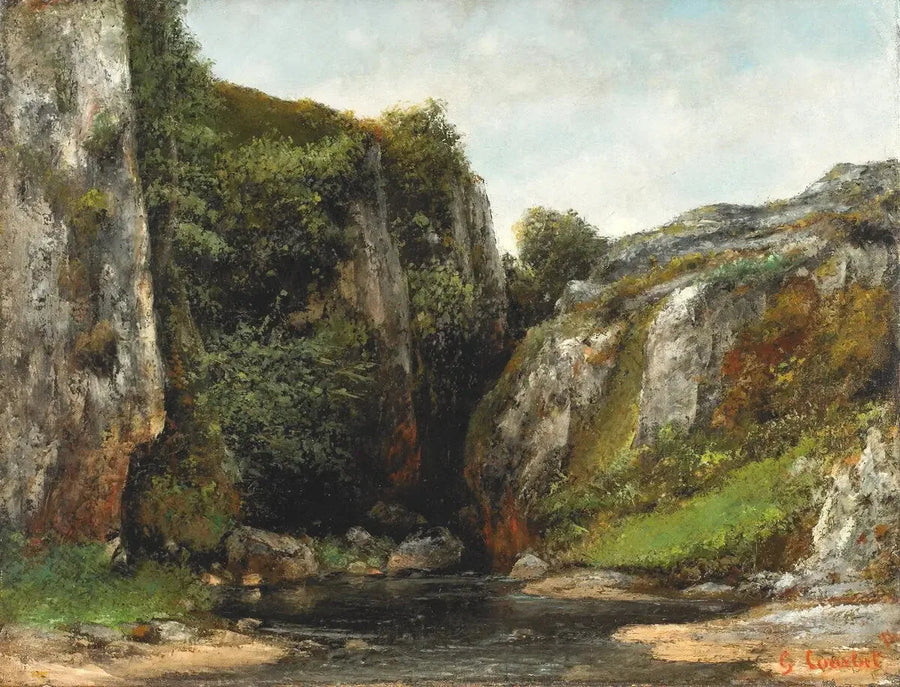Gaveindgang - Gustave Courbet