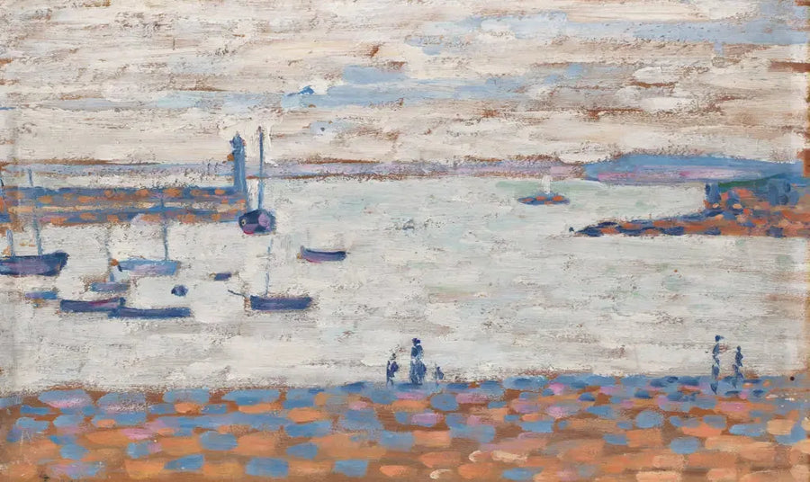Havneindgang, Portrieux - Paul Signac