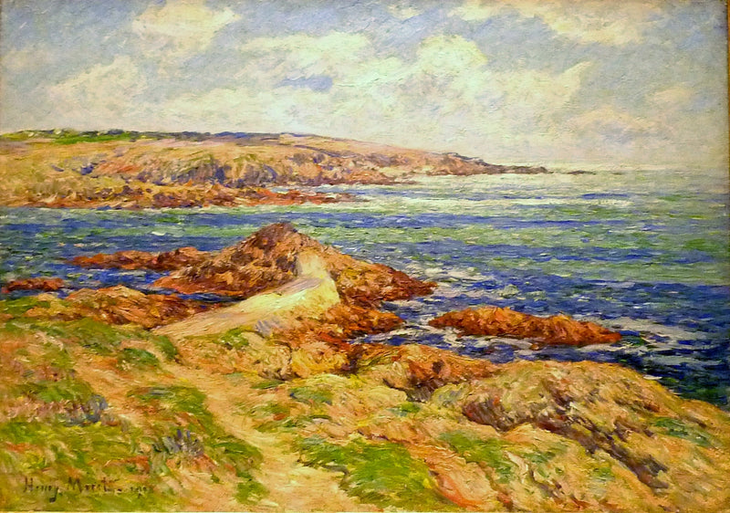 Indgang til havnen i Doëlan - Henry Moret