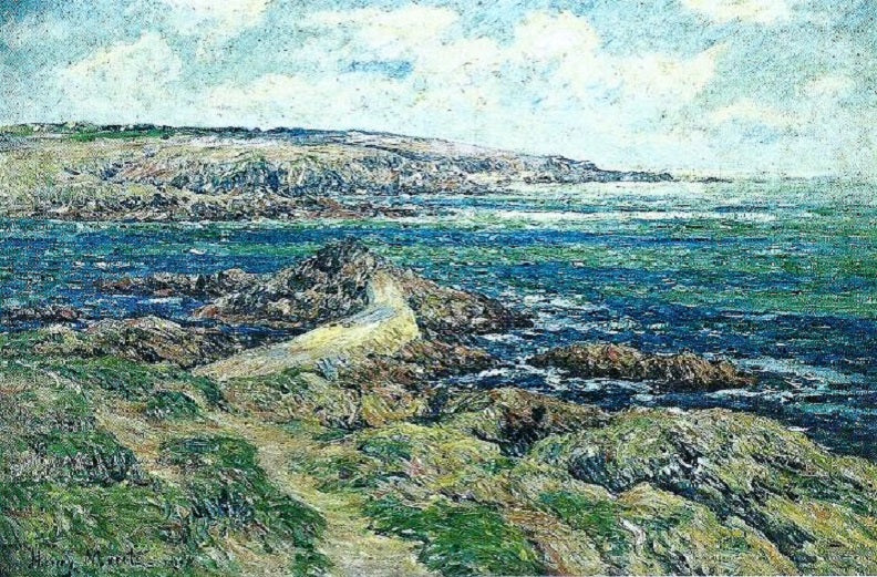 Indgang til havnen i Doëlan - Henry Moret