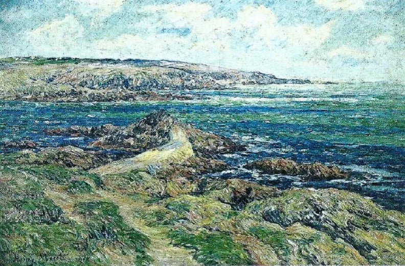 Indgang til havnen i Doëlan - Henry Moret