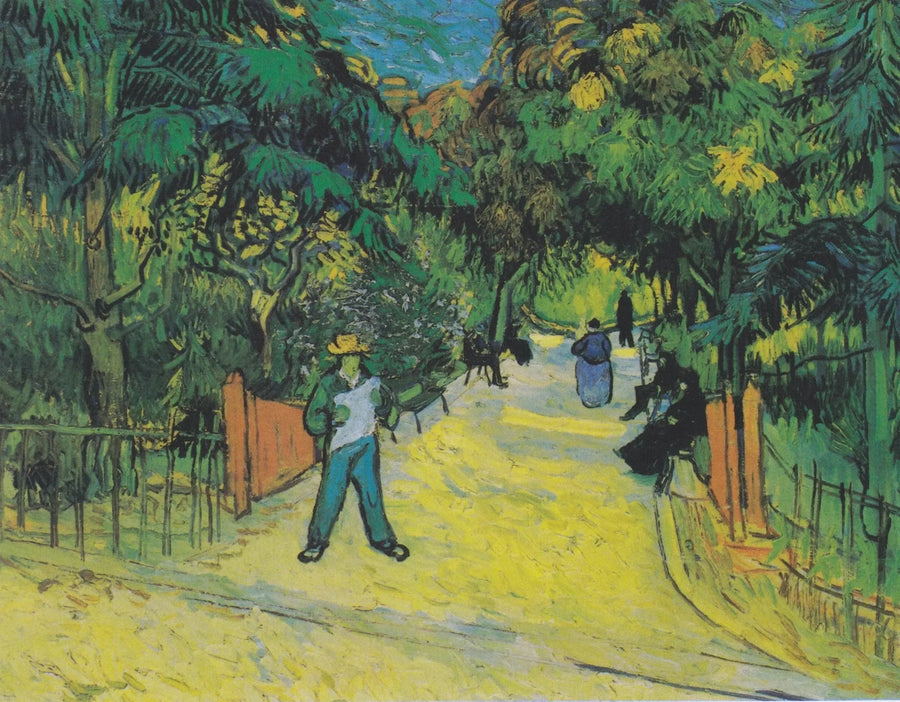 Offentlig parkindgang i Arles - Vincent van Gogh