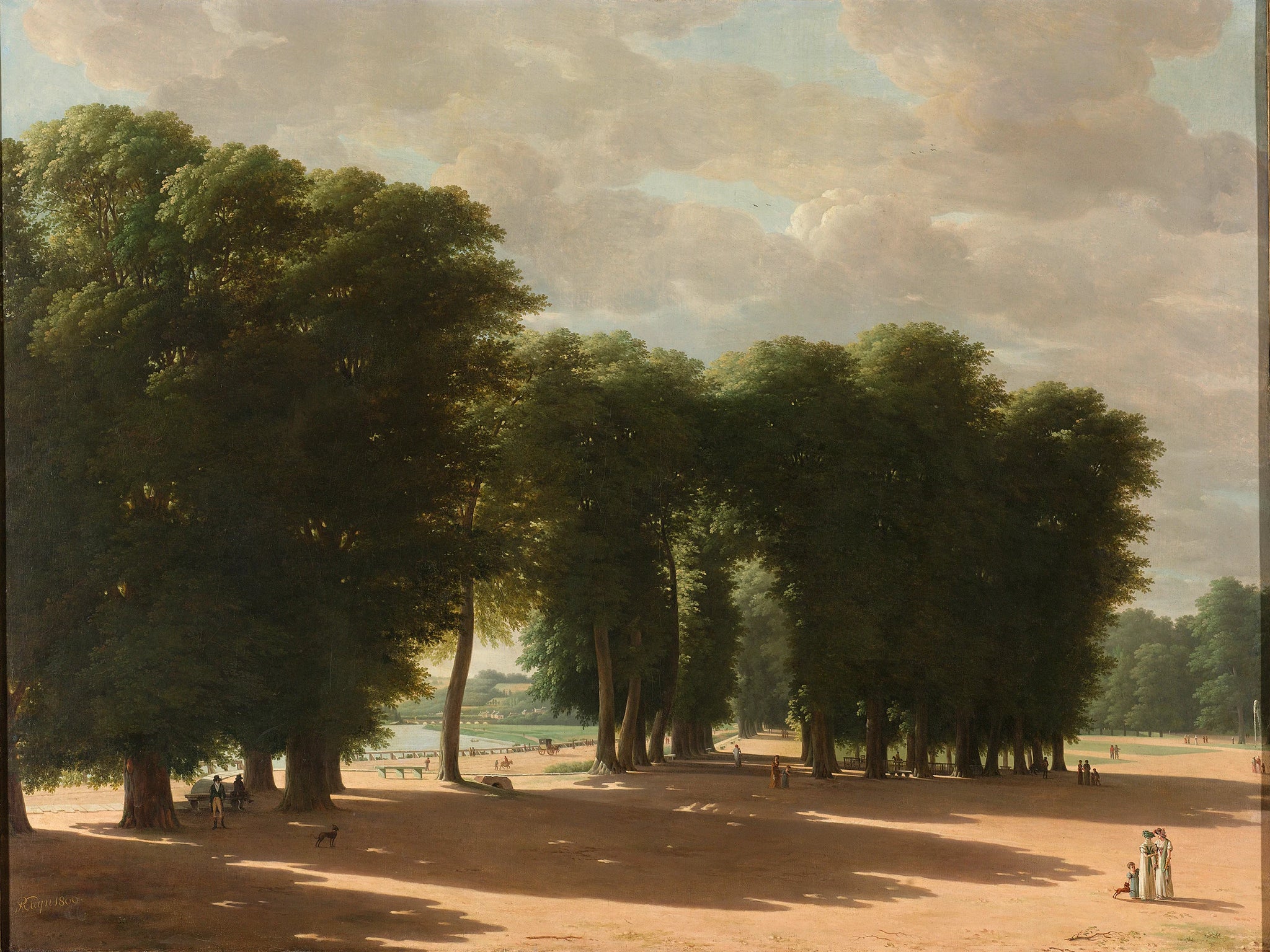 L'entrée du parc de Saint-Cloud à Paris - Pieter Rudolph Kleijn