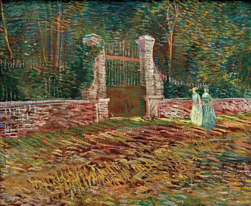 Indgangen til Parc Voyer d'Argenson i Asnières - Vincent van Gogh