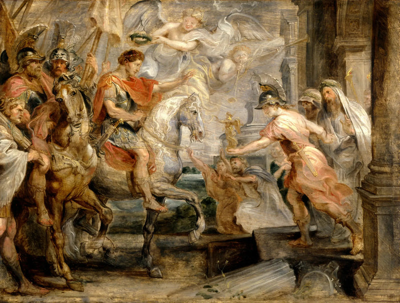 Triumfende indgang af Konstantin i Rom - Peter Paul Rubens
