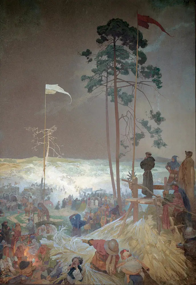 Vedligeholdelse ved Křížky - Alphonse Mucha