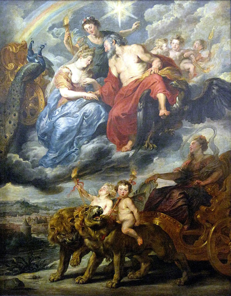 Kongens og Marie de Médicis' interview i Lyon den 9. november 1600 - Peter Paul Rubens