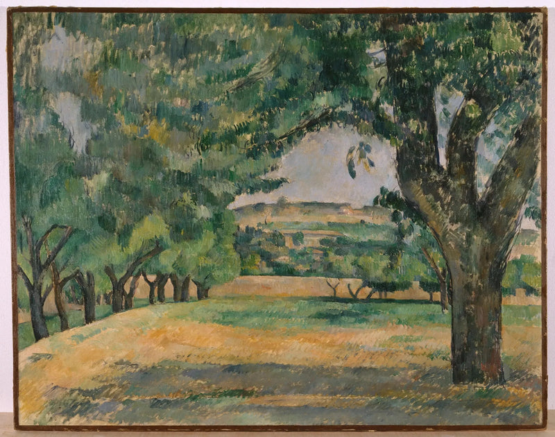 Omgivelserne ved Jas de Bouffan - Paul Cézanne