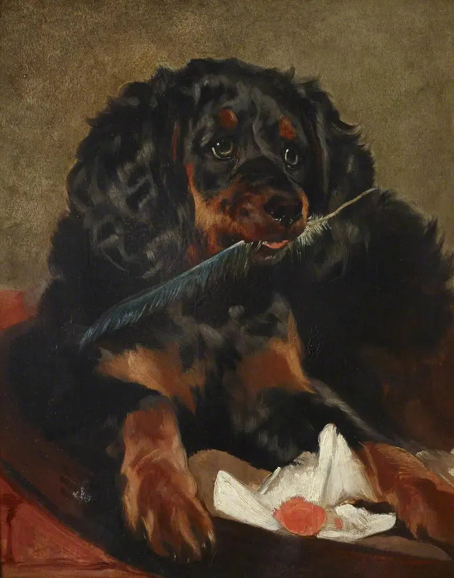 Dronning Victorias Epagneul « Tilco » (død i 1850) - Edwin Henry Landseer