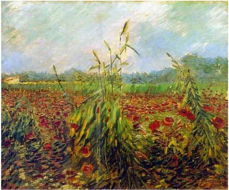 Grønne hvedekorn - Vincent van Gogh