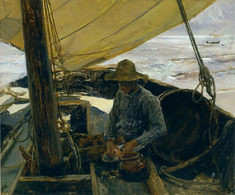 Skrælle kartoflerne - Joaquín Sorolla