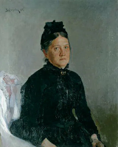 Épouse du directeur de la manufacture de Kostroma - Valentin Serov