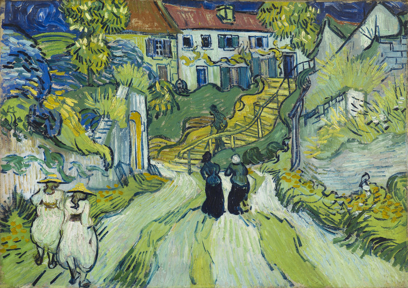 Trappen i Auvers - Vincent van Gogh