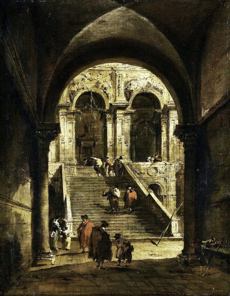 Palætrappe - Francesco Guardi