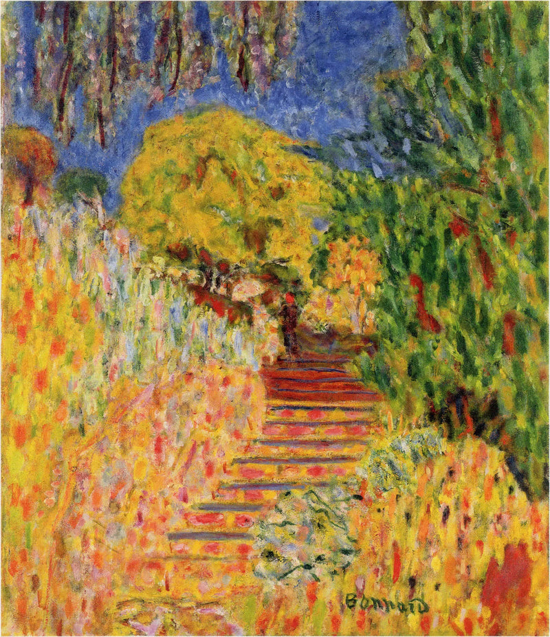 Trapper med Mimosa - Pierre Bonnard