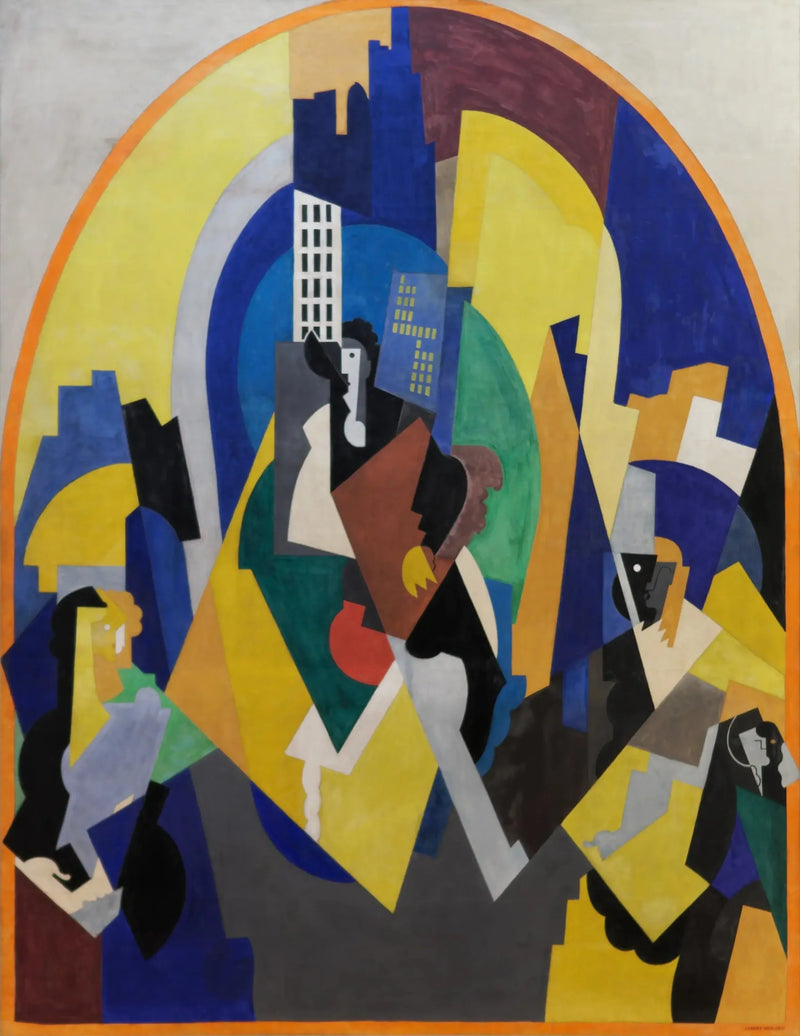 Espace rytmet efter planen - Albert Gleizes