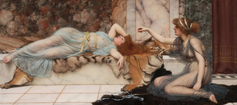 Espièglerie og Repos - John William Godward