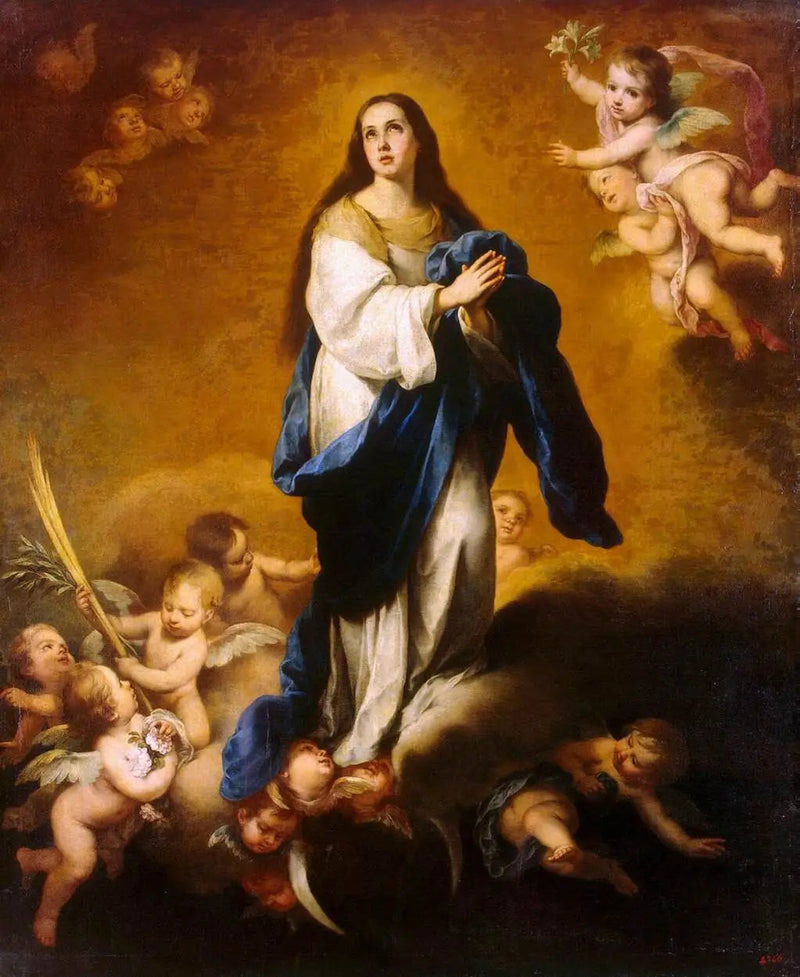 Esquilache Ubesmittede Undfangelse - Bartolomé Esteban Murillo