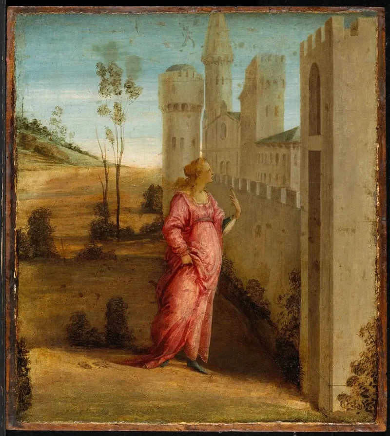 Esther ved portene til paladset - Filippino Lippi