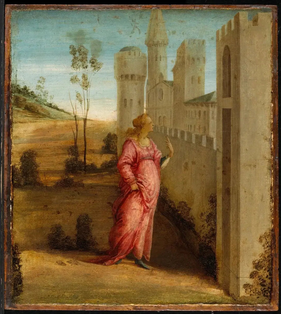 Esther ved portene til paladset - Filippino Lippi