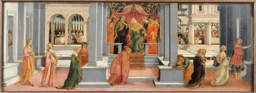 Esther udvalgt af Assuérus - Filippino Lippi