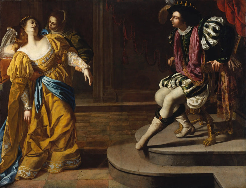 Esther og Assuérus - Artemisia Gentileschi