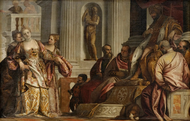 Esther og Assuérus - Paul Véronèse