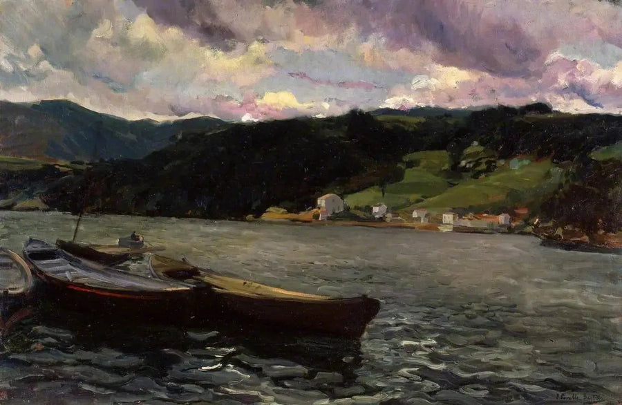 Nalón-floden, Asturien - Joaquín Sorolla