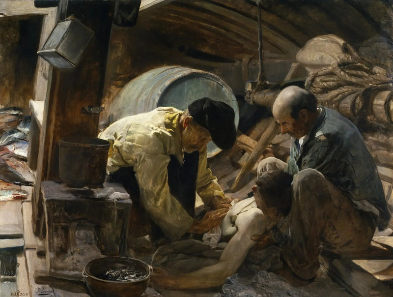 Og så siger de, at fisken er dyr! - Joaquín Sorolla